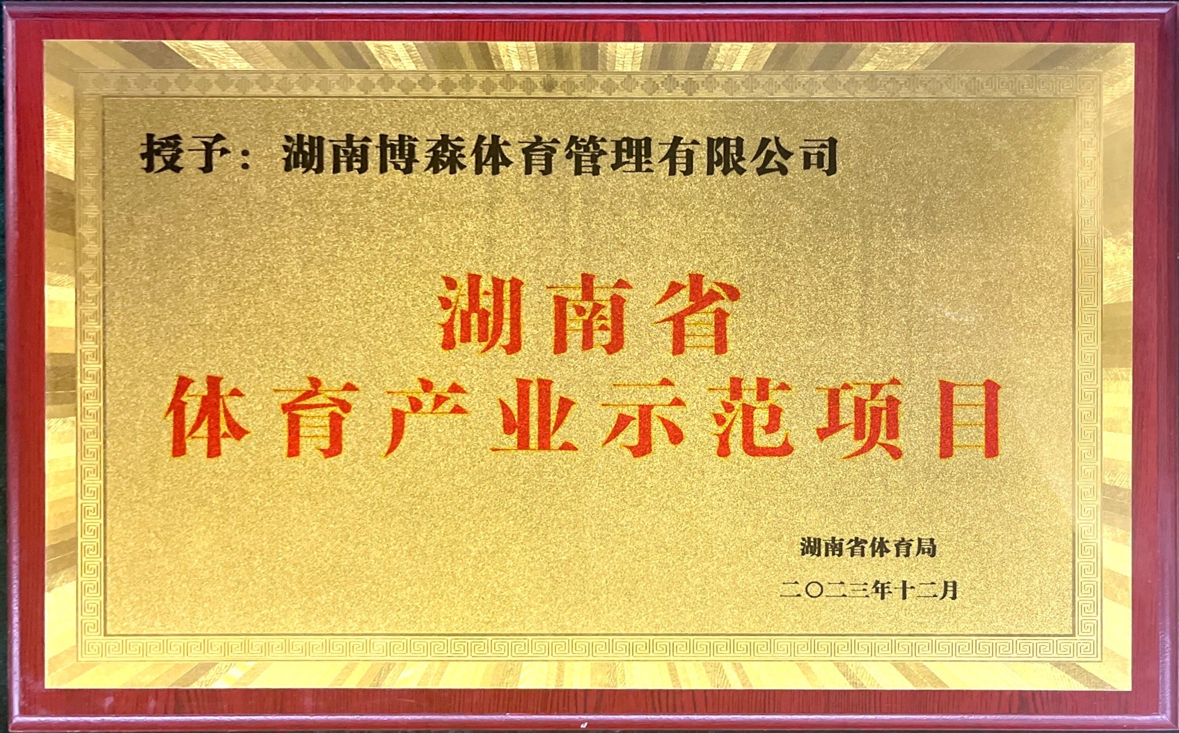 熱烈祝賀我司湘江馬拉松賽榮獲湖南省體育產業(yè)示范項目